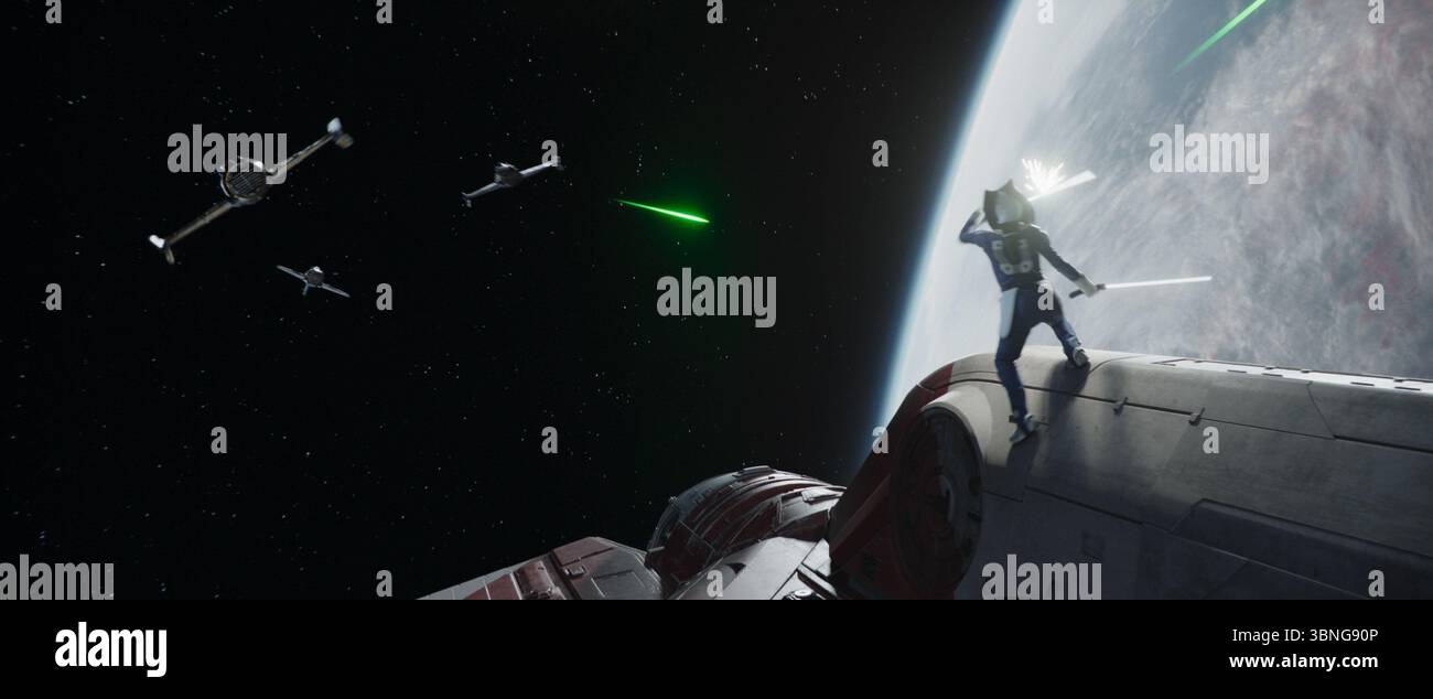 Ahsoka (2023) Ahsoka Tano (Rosario Dawson) *Filmstill - usage éditorial seulement* Voir instructions spéciales. CAP/TFS image fournie par Capital Pictures Banque D'Images