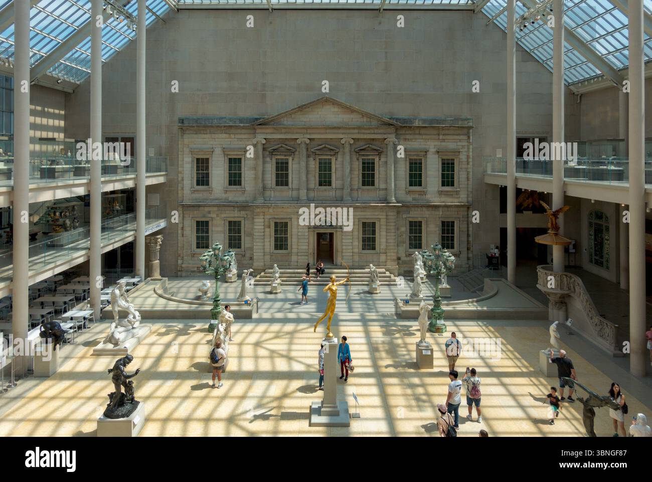 The American Wing, Metropolitan Museum of Art, New York City, États-Unis Banque D'Images