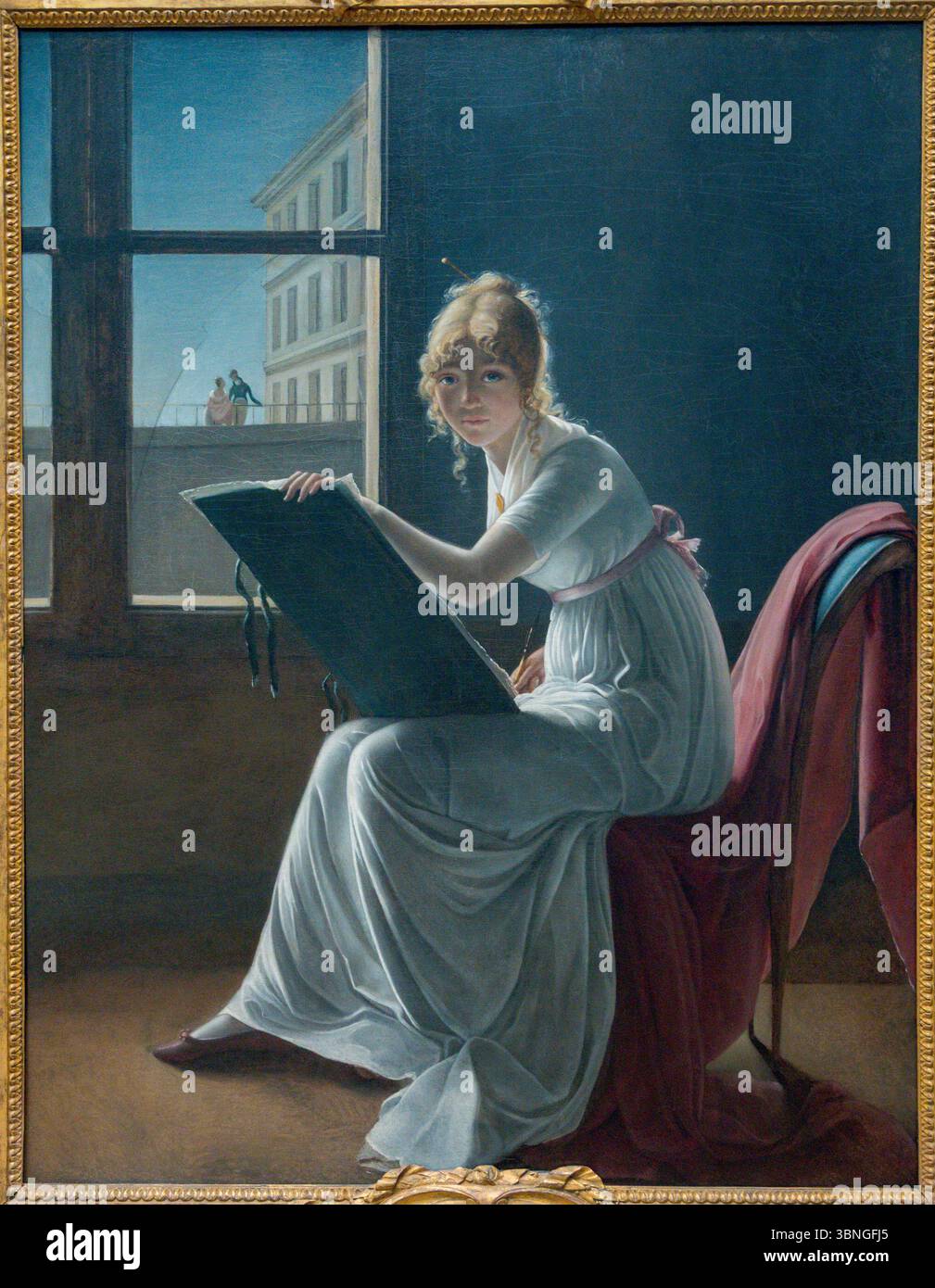 Marie Joséphine Charlotte du Val d'Ognes, Marie Denise Villers, française, 1801, Metropolitan Museum of Art, New York City, États-Unis Banque D'Images
