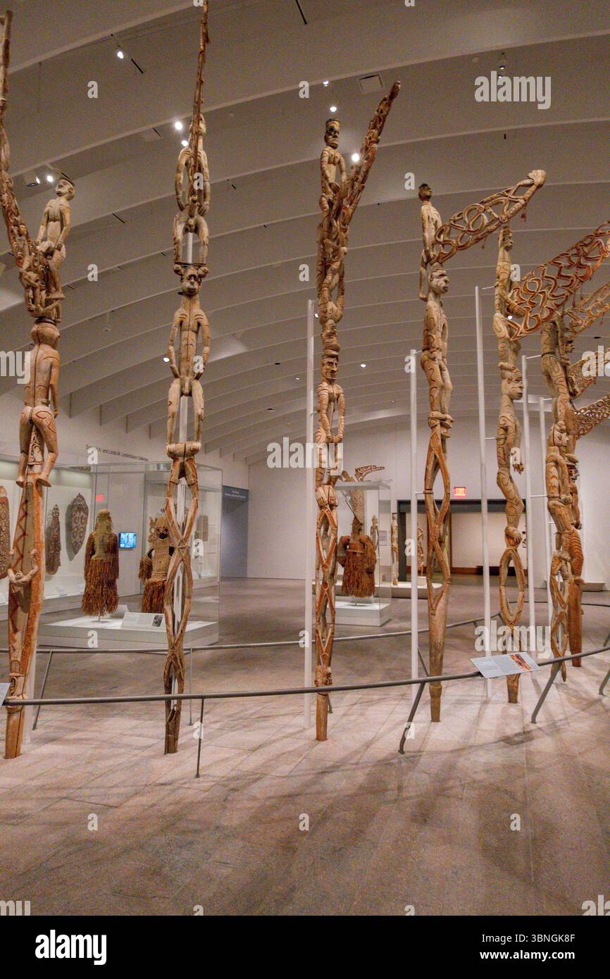 Michael C. Rockefeller Wing, Arts of Africa, the Ancient Americas, and Oceania, Metropolitan Museum of Art, New York City, États-Unis Banque D'Images