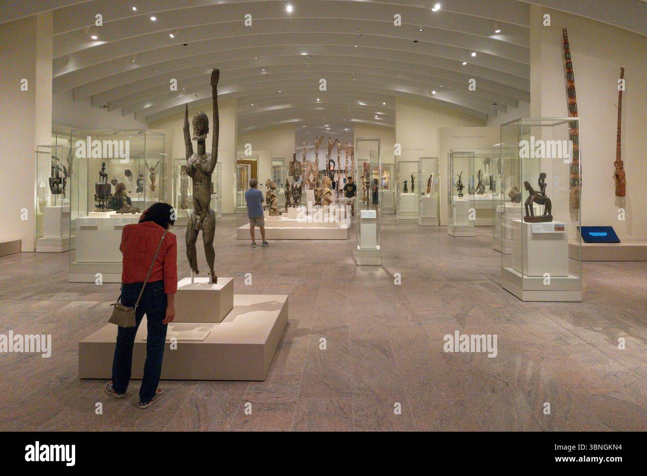 Michael C. Rockefeller Wing, Arts of Africa, the Ancient Americas, and Oceania, Metropolitan Museum of Art, New York City, États-Unis Banque D'Images