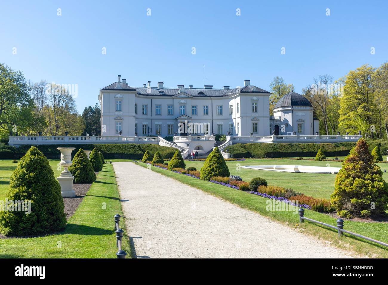 Musée d'art (Palangos gintaro muziejus) dans le jardin botanique (Palangos miesto botanikos parkas), Palanga, comté de Klaipėda, République de Lituanie Banque D'Images