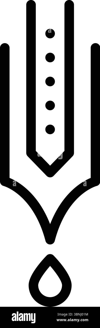 Icône pour tilak, traditions Illustration de Vecteur