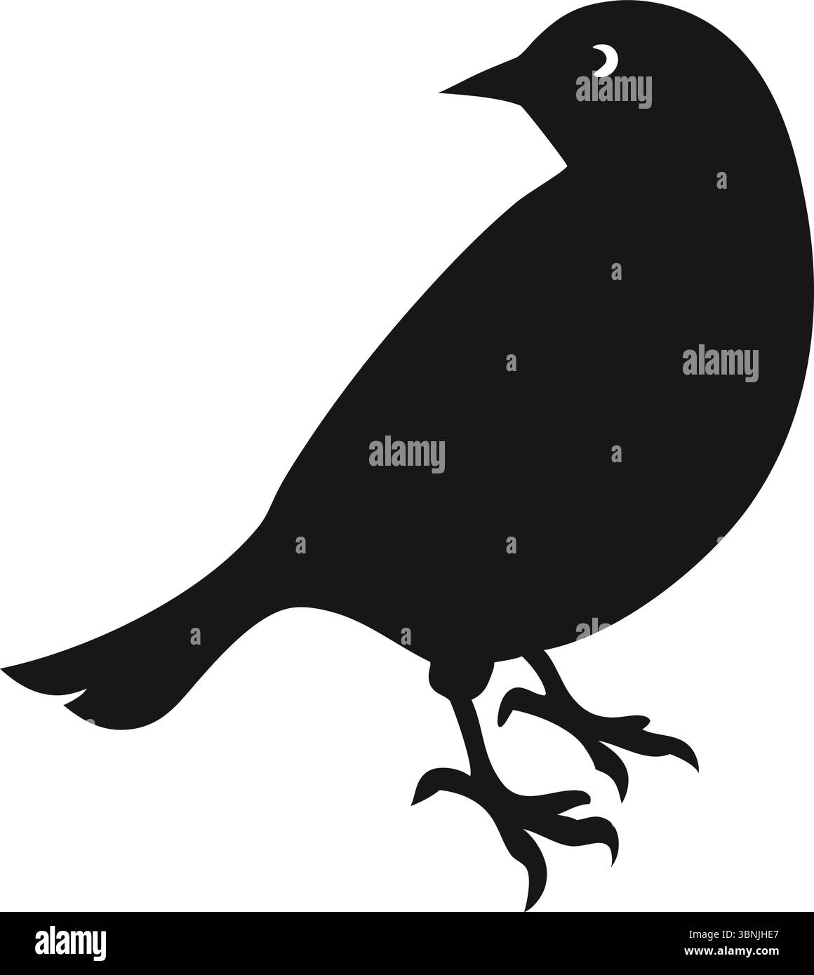 Black Bird Silhouette illustration vectorielle – icône graphique isolée Flying Bird Clipart sur fond blanc pour les projets de design et d'art. Illustration de Vecteur Black Bird Silhouette illustration vectorielle – icône graphique isolée Flying Bird Clipart sur fond blanc pour les projets de design et d'art. Illustration de Vecteur