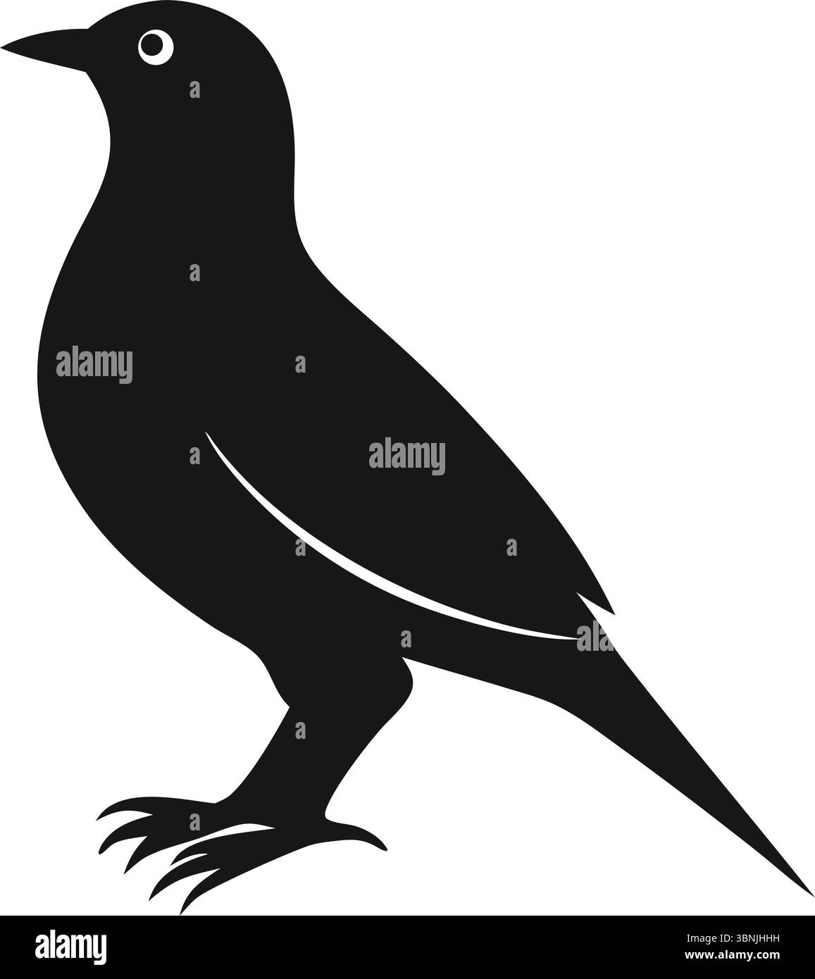 Black Bird Silhouette illustration vectorielle – icône graphique isolée Flying Bird Clipart sur fond blanc pour les projets de design et d'art. Illustration de Vecteur Black Bird Silhouette illustration vectorielle – icône graphique isolée Flying Bird Clipart sur fond blanc pour les projets de design et d'art. Illustration de Vecteur