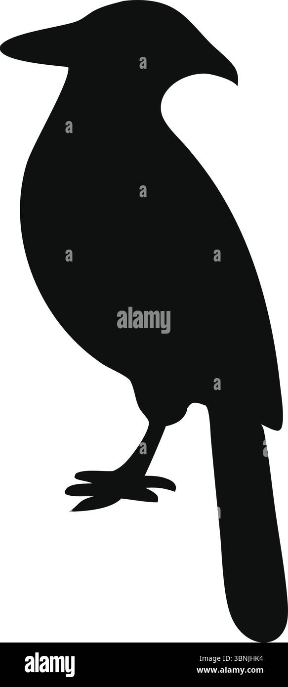 Black Bird Silhouette illustration vectorielle – icône graphique isolée Flying Bird Clipart sur fond blanc pour les projets de design et d'art. Illustration de Vecteur Black Bird Silhouette illustration vectorielle – icône graphique isolée Flying Bird Clipart sur fond blanc pour les projets de design et d'art. Illustration de Vecteur