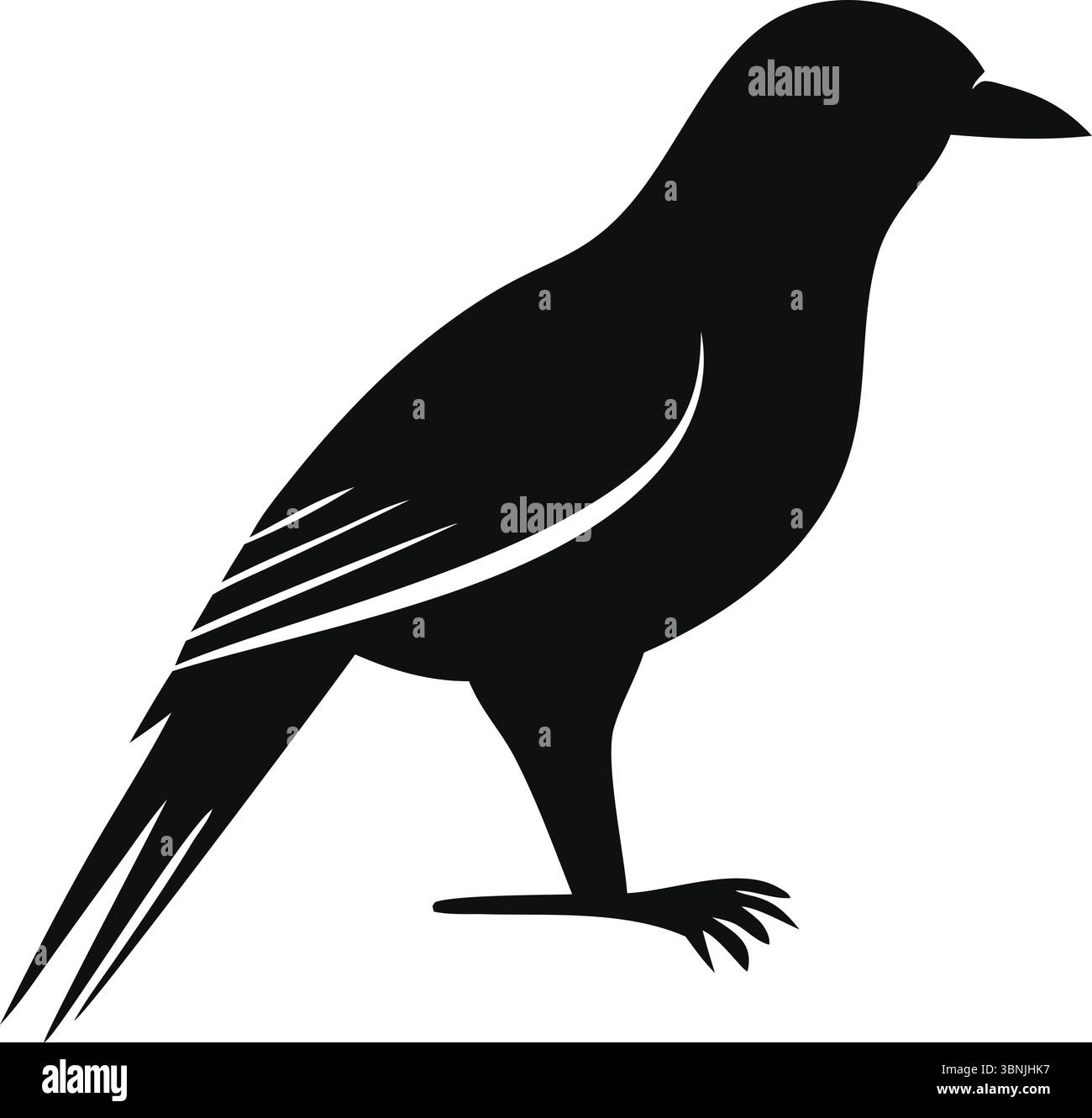 Black Bird Silhouette illustration vectorielle – icône graphique isolée Flying Bird Clipart sur fond blanc pour les projets de design et d'art. Illustration de Vecteur Black Bird Silhouette illustration vectorielle – icône graphique isolée Flying Bird Clipart sur fond blanc pour les projets de design et d'art. Illustration de Vecteur