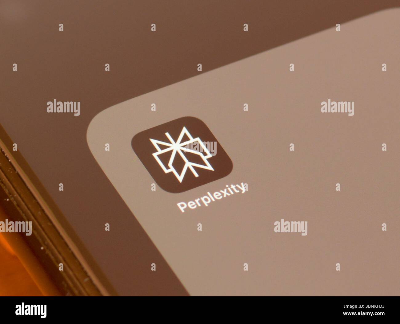 Perplexity ai ou application Artifical Intelligence sur un écran de smartphone Banque D'Images