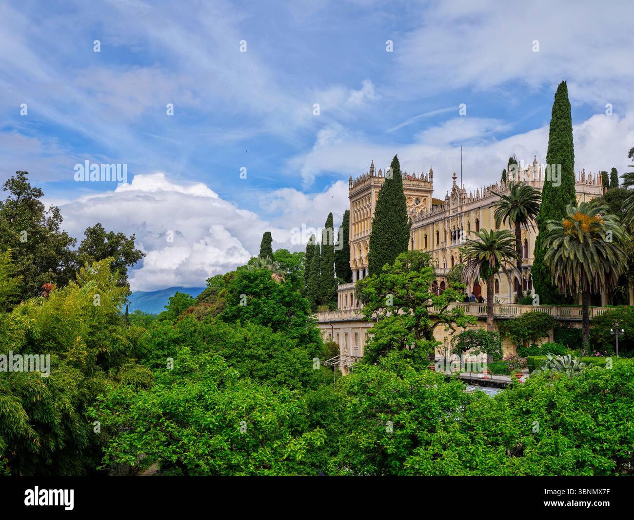 Italie, San Felice del Benaco, impressions sur l'Isola del Garda Banque D'Images