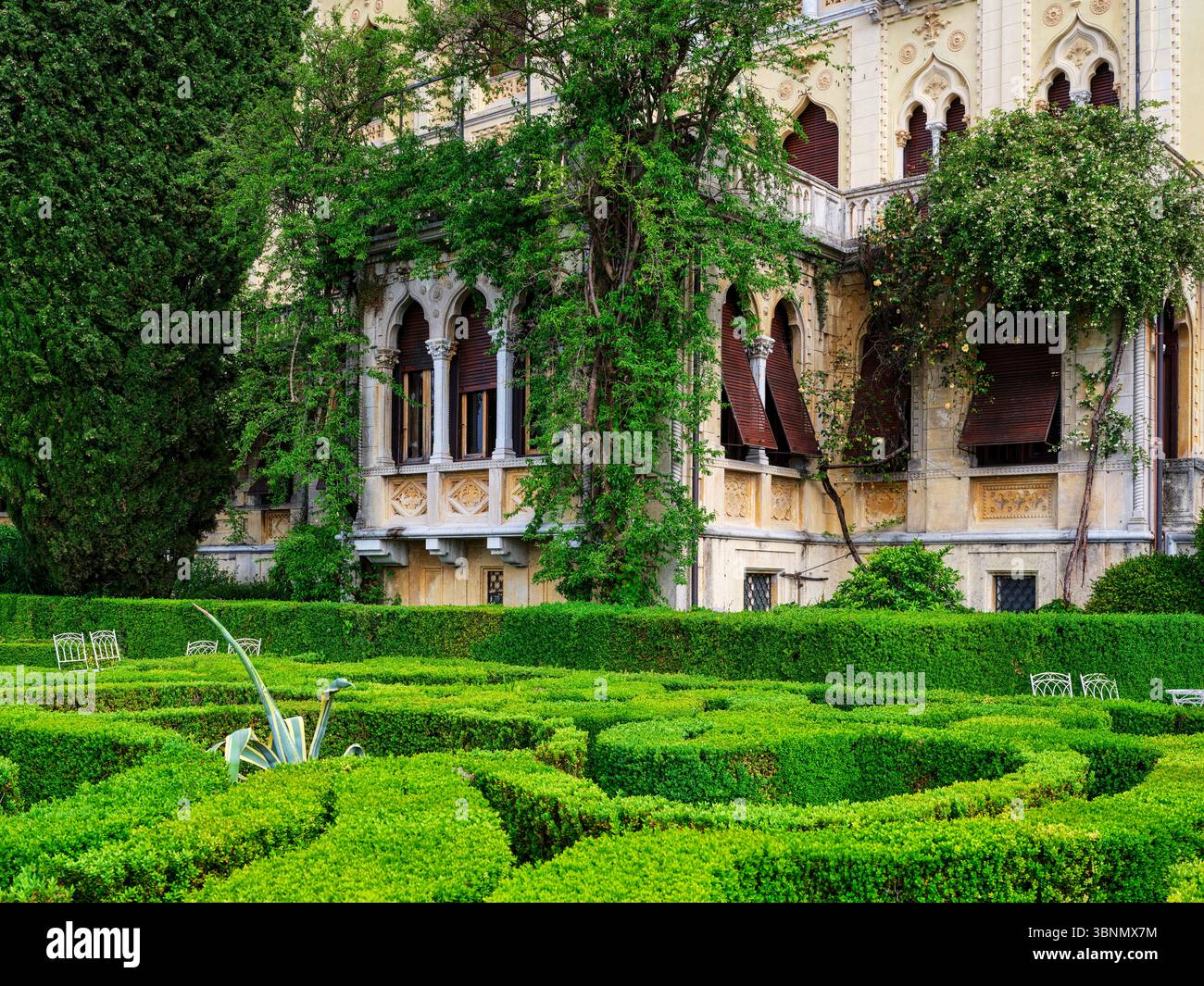Italie, San Felice del Benaco, impressions sur l'Isola del Garda Banque D'Images