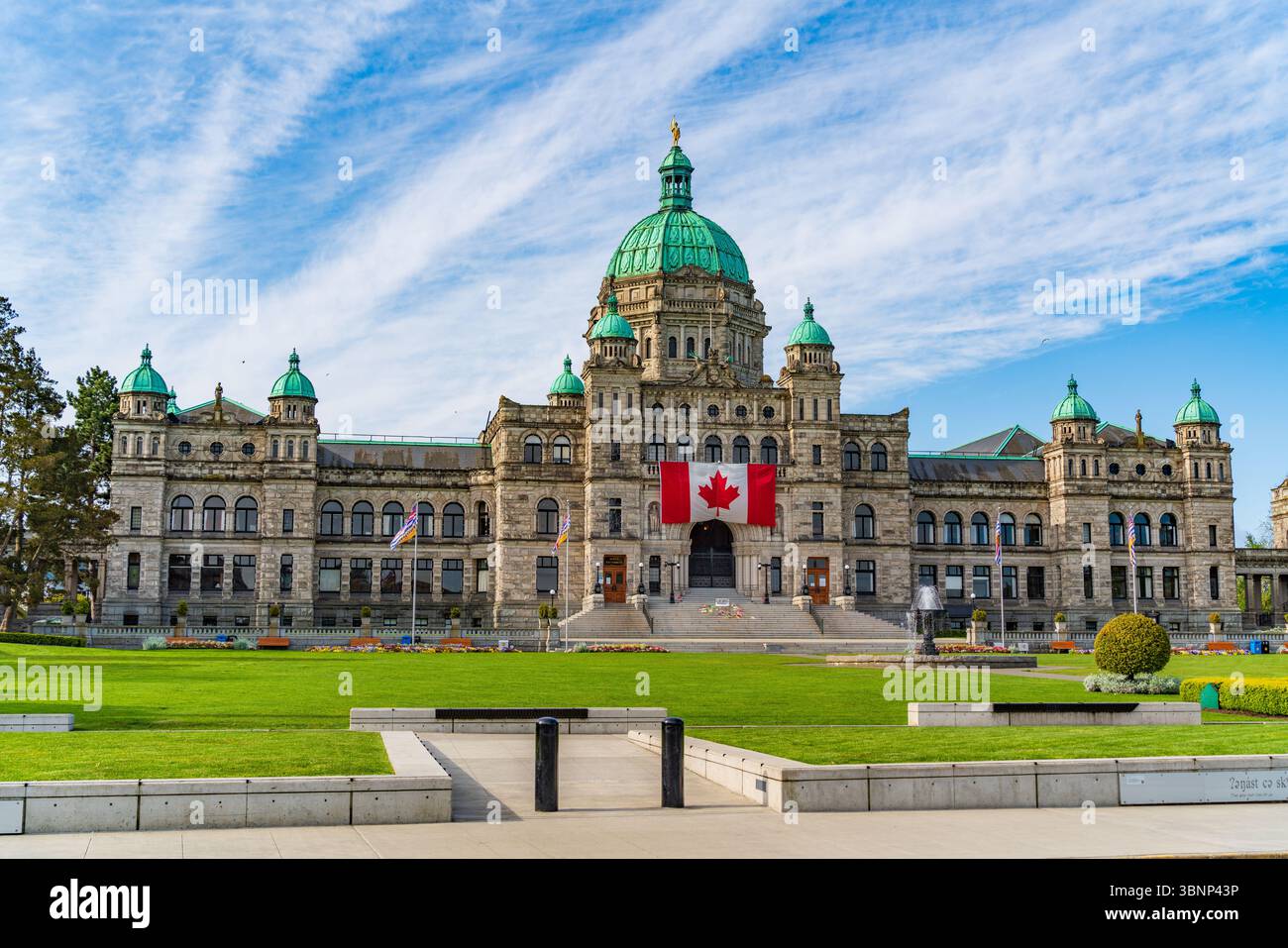 Assemblée législative de la Colombie-Britannique à Victoria, Canada Banque D'Images