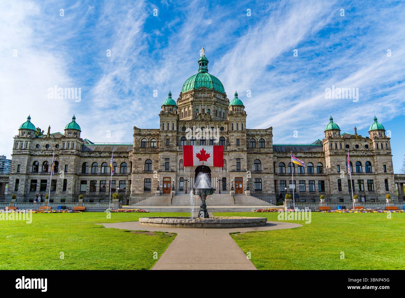 Assemblée législative de la Colombie-Britannique à Victoria, Canada Banque D'Images