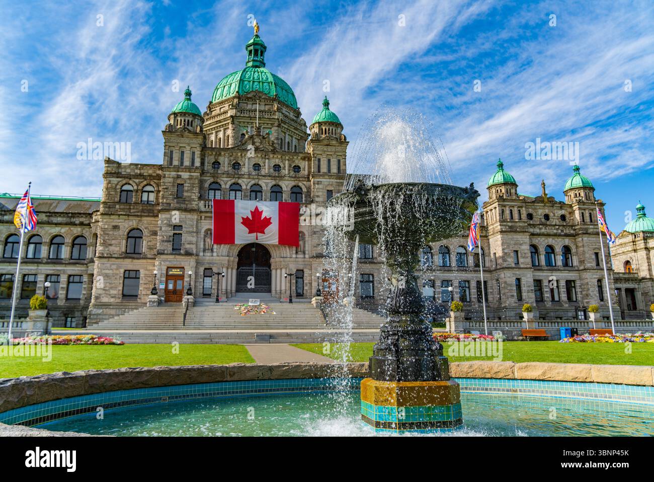 Assemblée législative de la Colombie-Britannique à Victoria, Canada Banque D'Images