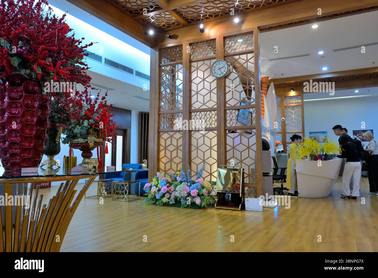 Aéroport international de Noi Bai Hanoi (Han), Vietnam VN Banque D'Images