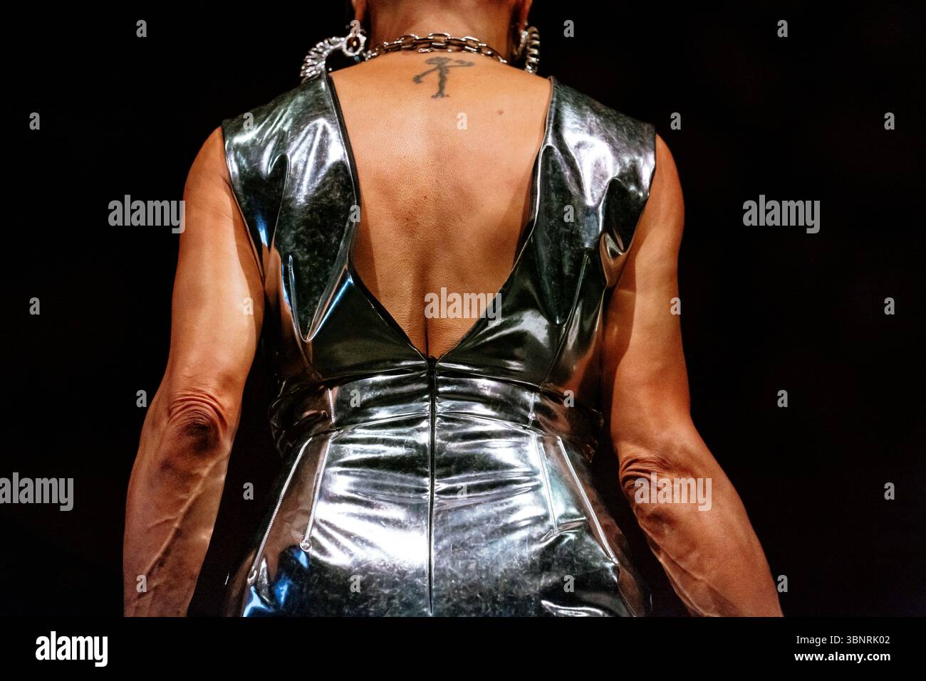 Magnifique Dee Dee Bridgewater, un concert émouvant plein d’énergie de Dee Dee, féministe et militante politique. Une soirée jazz inoubliable au Théâtre du Capitole pendant le Festival de Toulouse. Une occasion unique d’entendre à Toulouse le plus français des grands chanteurs de jazz américains, véritable icône du swing et de la soul. France, Toulouse, 1er juillet 2025. Photographie de Patricia Huchot-Boissier / Agence DyF. Banque D'Images