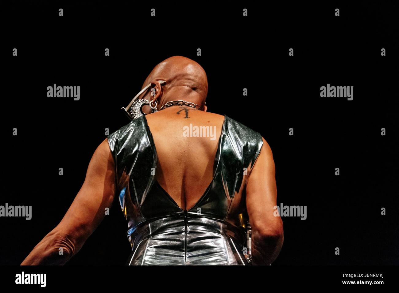 Magnifique Dee Dee Bridgewater, un concert émouvant plein d’énergie de Dee Dee, féministe et militante politique. Une soirée jazz inoubliable au Théâtre du Capitole pendant le Festival de Toulouse. Une occasion unique d’entendre à Toulouse le plus français des grands chanteurs de jazz américains, véritable icône du swing et de la soul. France, Toulouse, 1er juillet 2025. Photographie de Patricia Huchot-Boissier / Agence DyF. Banque D'Images