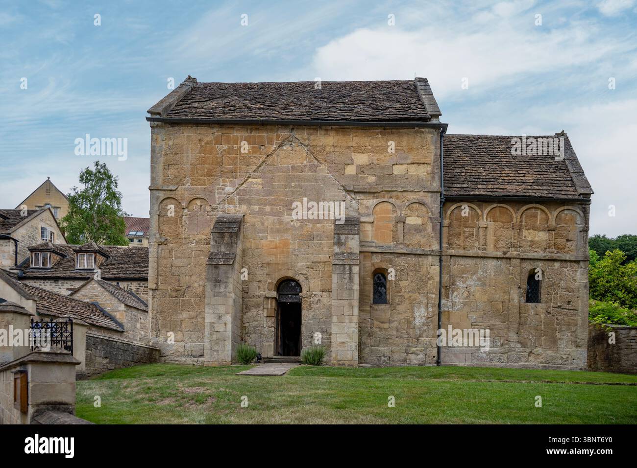 Église saxonne de St Laurence, Bradford on Avon, Somerset, Angleterre Banque D'Images