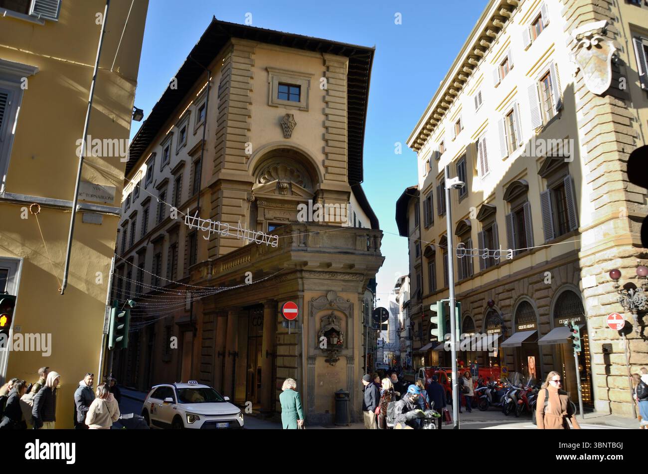 Palazzo Dudley, Florence, Toscane, Italie, Europe Banque D'Images