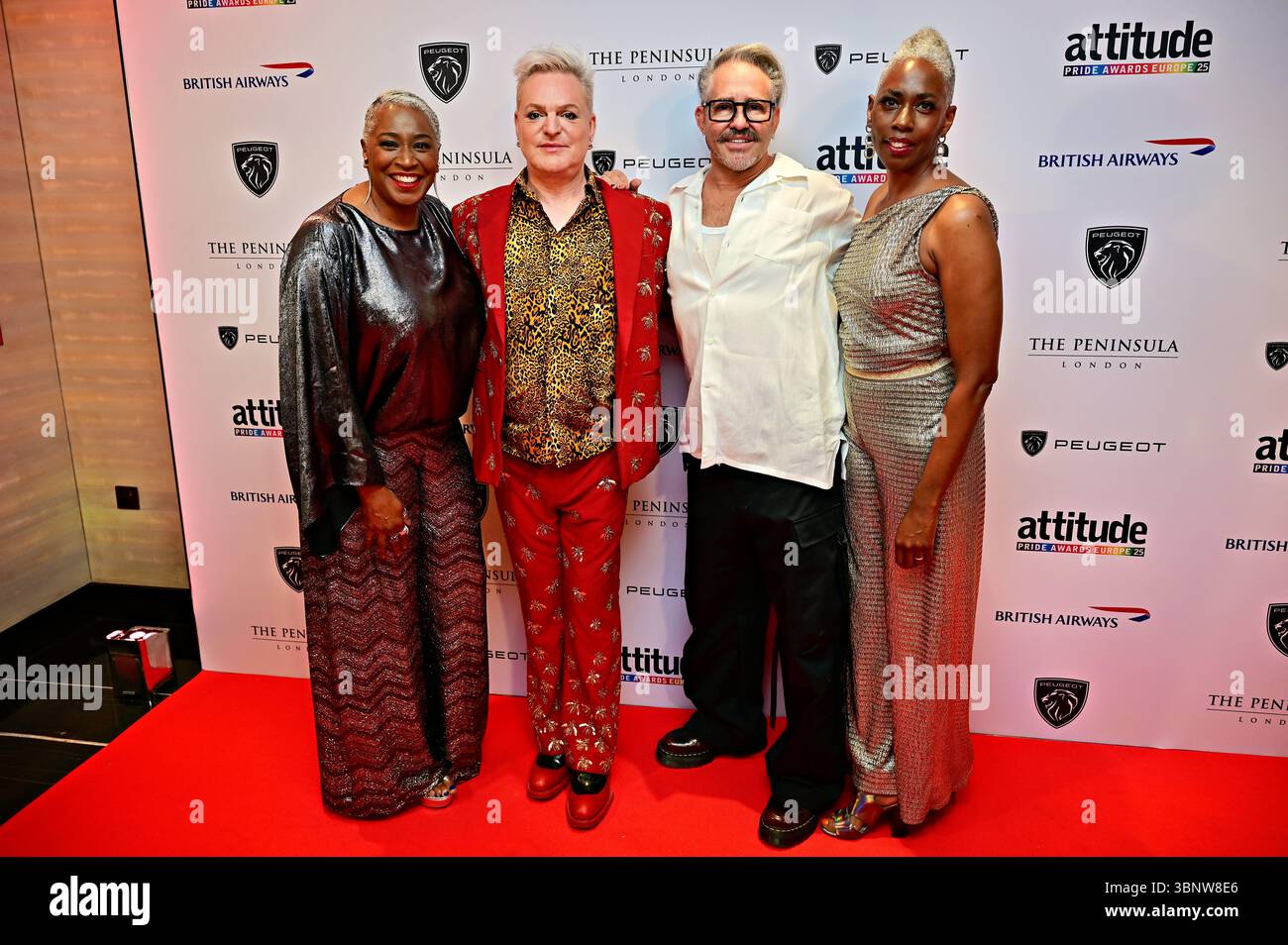 LONDRES, ROYAUME-UNI. 4 juillet 2025. Andy Bell aux attitude PRIDE Awards Europe 2025 au Peninsula London, Royaume-Uni. (Photo de 李世惠/Voir Li/Picture Capital) crédit : Voir Li/Picture Capital/Alamy Live News Banque D'Images