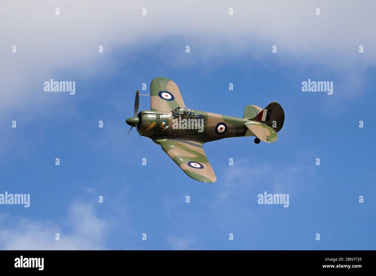 CAC Boomerang CA-13 au Shuttleworth Collection Festival of Flight Air Show 2025 Banque D'Images