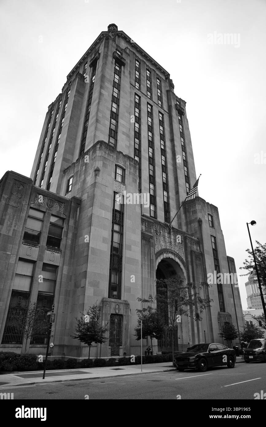Palais de justice au 800 Broadway Avenue, Cincinnati, Ohio. USA 2025 Banque D'Images