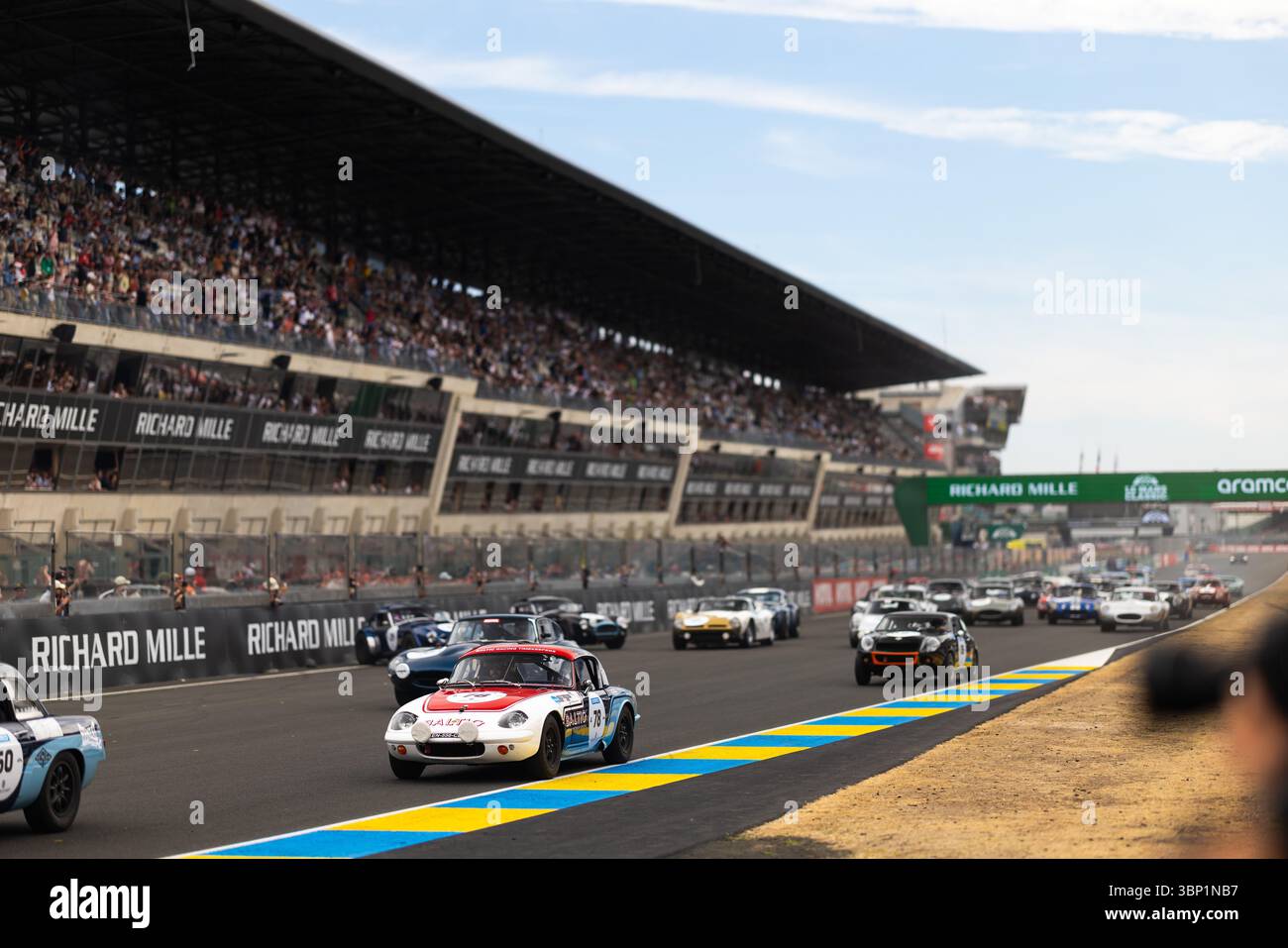 Le Mans, France. 05 juillet 2025. 78 MALEC/BIENSTMAN, Lotus Elan 26R/1963, plateau 4, action pendant le Mans Classic 2025, du 3 au 6 juillet 2025 sur le circuit des 24 heures du Mans, au Mans, France - photo Javier Jimenez/DPPI crédit : DPPI Media/Alamy Live News Banque D'Images