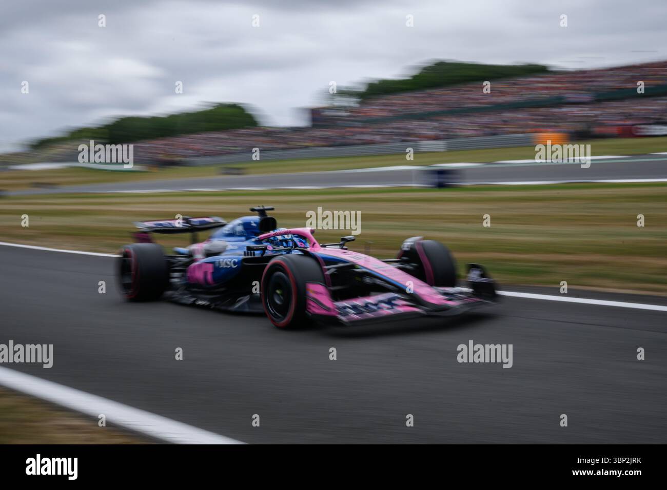 TOWCESTER, ROYAUME-UNI. 05 juillet : Pierre Gasly (France) de l'écurie BWT Alpine F1 Team en session qualificative lors du Qatar Airways British Grand Prix 2025 au circuit de Silverstone le samedi 05 juillet 2025 à TOWCESTER, ANGLETERRE. Crédit : Taka G Wu/Alamy Live News Banque D'Images