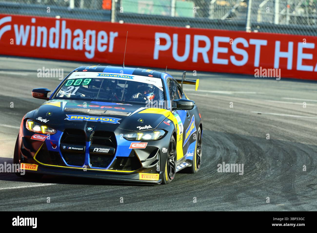 Nürnberg, Deutschland 04. - 06. Juillet 2025 : ADAC - GT4 - Allemagne - Norisring - 1.Rennen Im Bild : G.Piana/B.Besler (FK performance Motorsport BMW M4 GT4 EVO) Banque D'Images
