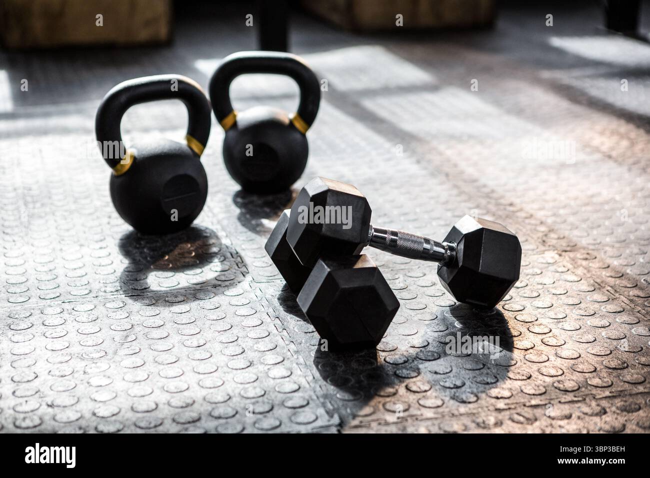 Masses à l'étage studio Banque D'Images