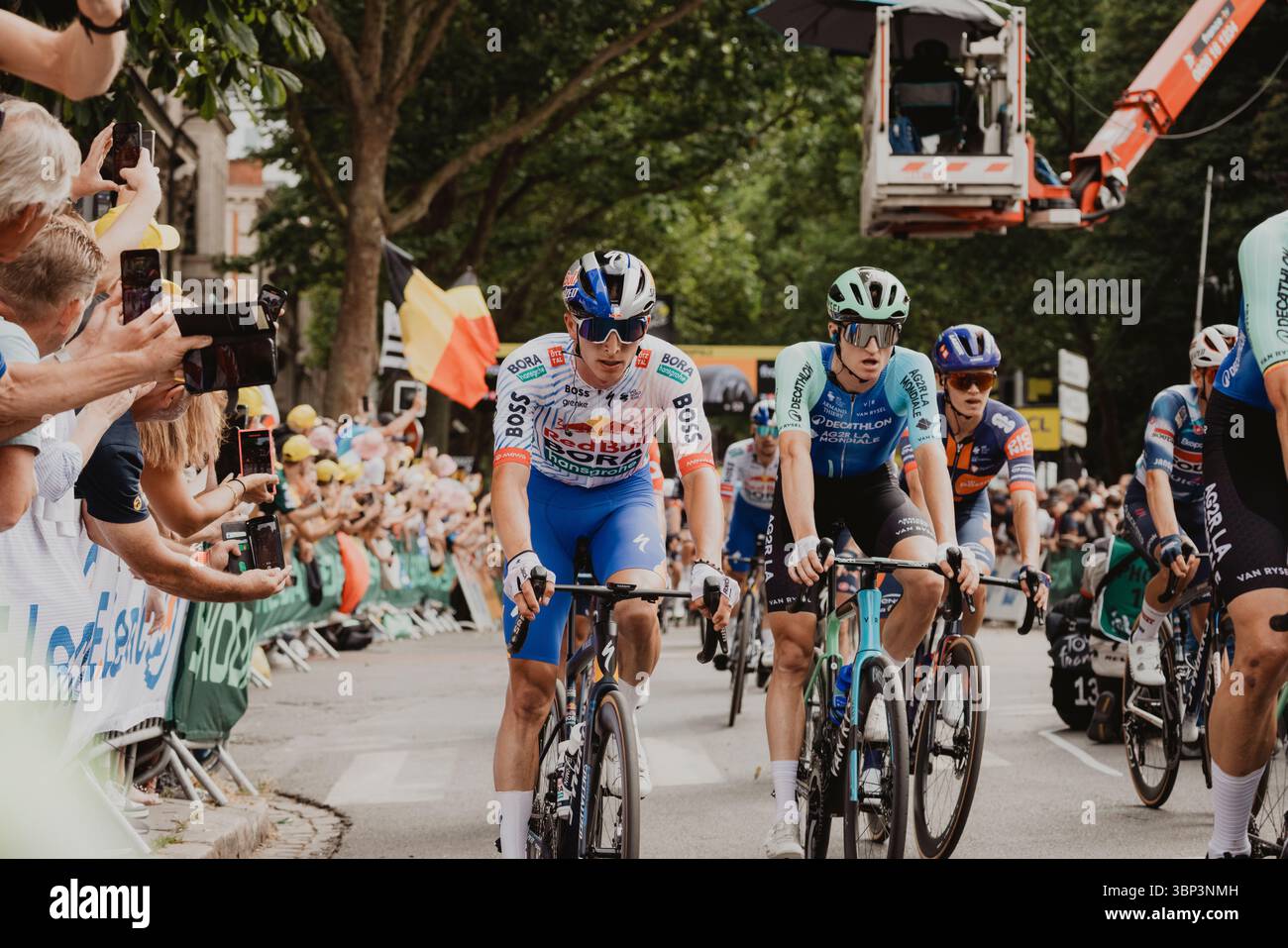 2025 Tour de France crédit image : PelotonPix / Dave Dodge Photography Banque D'Images