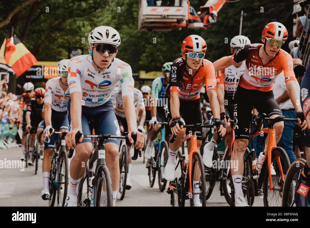 2025 Tour de France crédit image : PelotonPix / Dave Dodge Photography Banque D'Images
