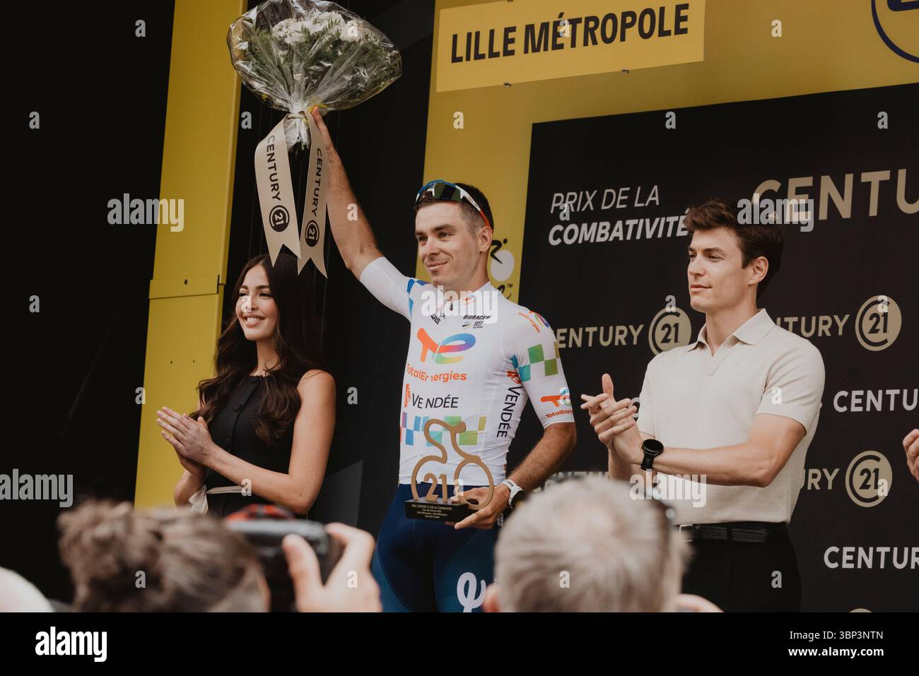 2025 Tour de France crédit image : PelotonPix / Dave Dodge Photography Banque D'Images