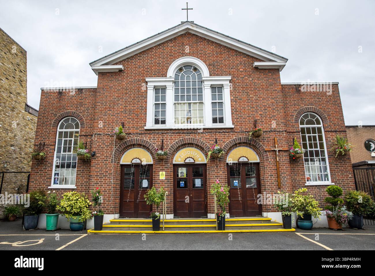 Église catholique St Joseph à colliers Wood Londres. Banque D'Images