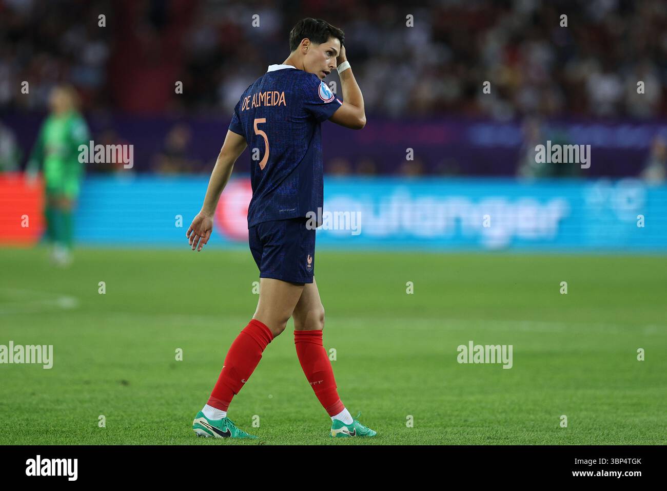 ELISA de Almeida (France femmes) lors du match du Championnat d'Europe femmes de l'UEFA entre France femmes 2-1 Angleterre femmes au Stadion Letzigrund le 5 juillet 2025 à Zurich, Suisse. Banque D'Images ELISA de Almeida (France femmes) lors du match du Championnat d'Europe femmes de l'UEFA entre France femmes 2-1 Angleterre femmes au Stadion Letzigrund le 5 juillet 2025 à Zurich, Suisse. Banque D'Images