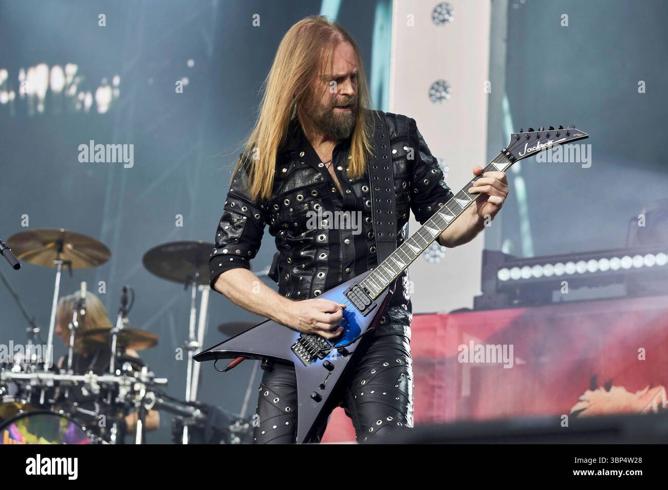 Andy Sneap von Judas Priest live beim Scorpions & Friends Coming Home -Jubiläumskonzert in der Heinz von Heiden Arena. Hanovre, 05.07.2025 *** Andy Sneap de Judas Priest en live au concert anniversaire des Scorpions Friends Coming Home au Heinz von Heiden Arena Hanovre, 05 07 2025 Foto :Xu.xStammx/xFuturexImagex judas_5772 Banque D'Images