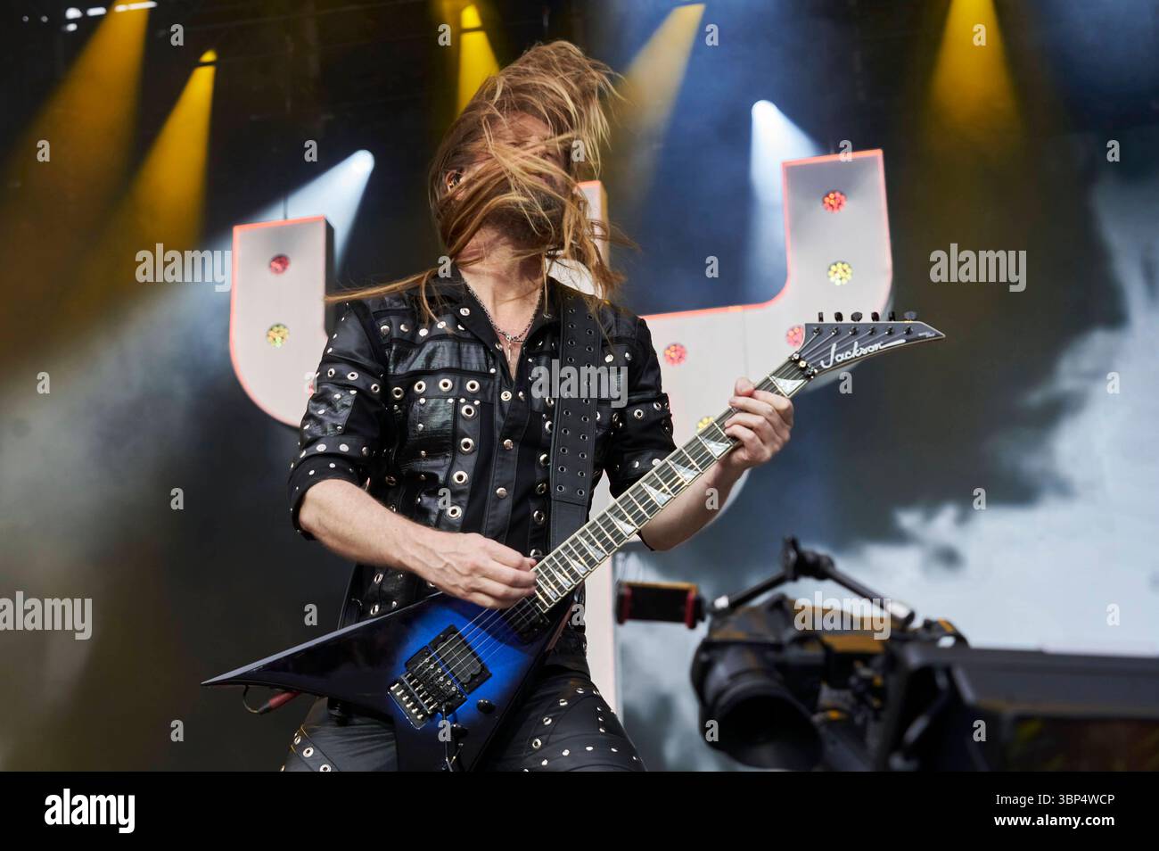 Andy Sneap von Judas Priest live beim Scorpions & Friends Coming Home -Jubiläumskonzert in der Heinz von Heiden Arena. Hanovre, 05.07.2025 *** Andy Sneap de Judas Priest en live au concert anniversaire des Scorpions Friends Coming Home au Heinz von Heiden Arena Hanovre, 05 07 2025 Foto :Xu.xStammx/xFuturexImagex judas_5785 Banque D'Images