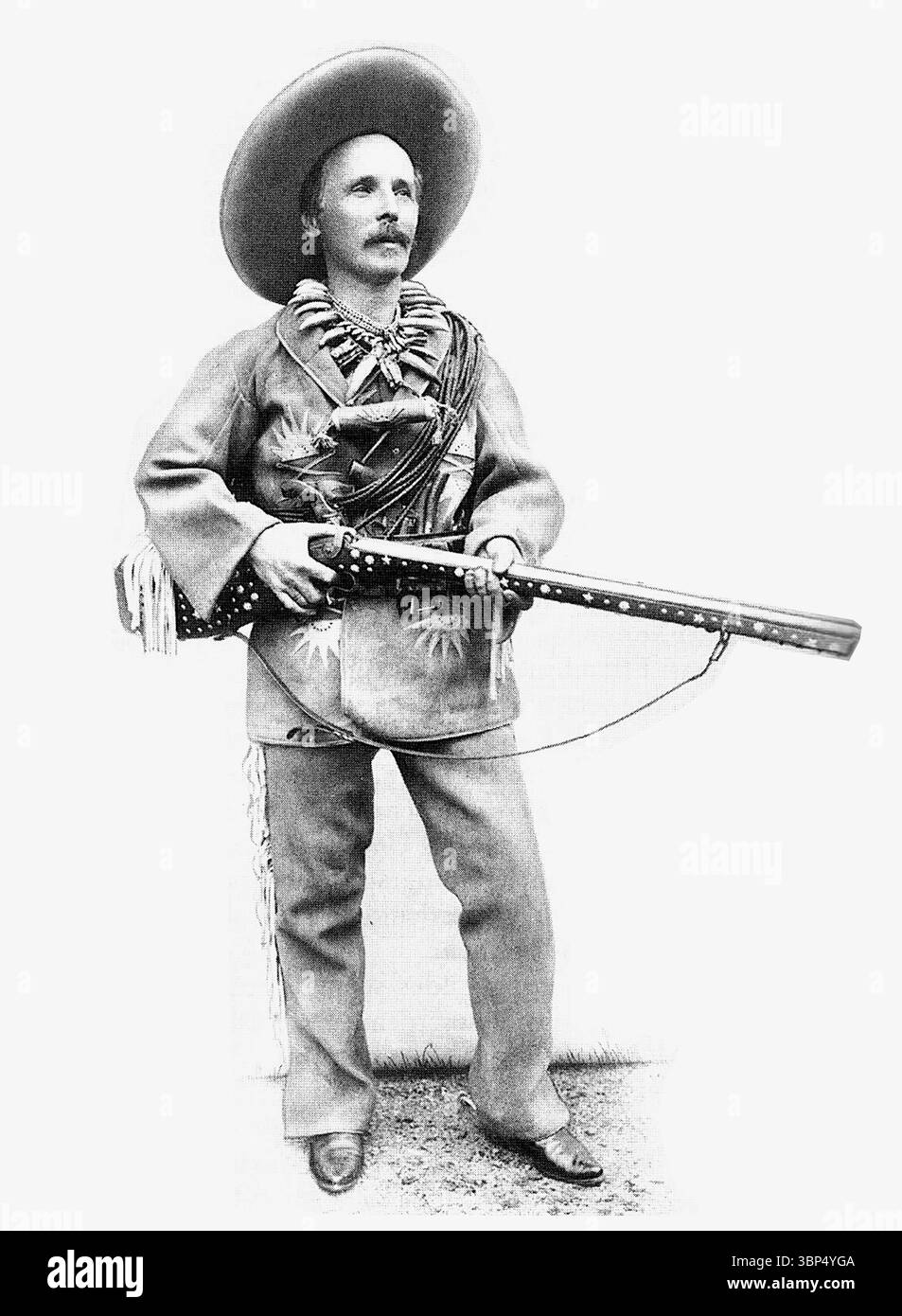 Alois Schiesser (photographe autrichien) - Karl May dans le rôle de Old Shatterhand. - 1896 Banque D'Images