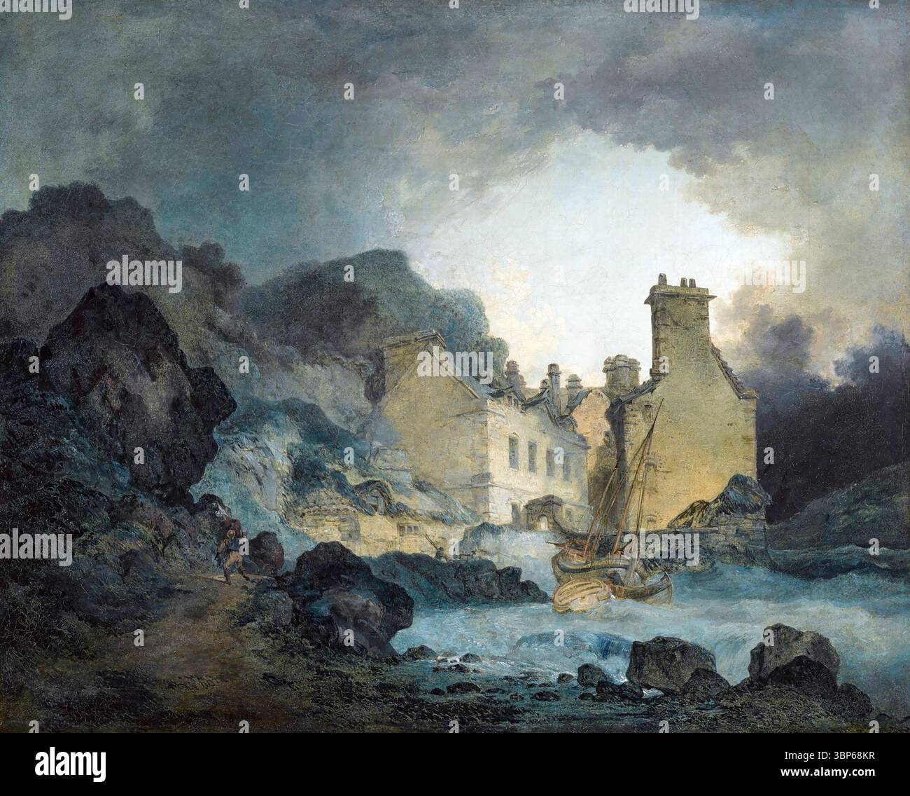 The Rising Squall, Hot Wells, de Vincent's Rock, Bristol, peinture de J. M. W. Turner Banque D'Images