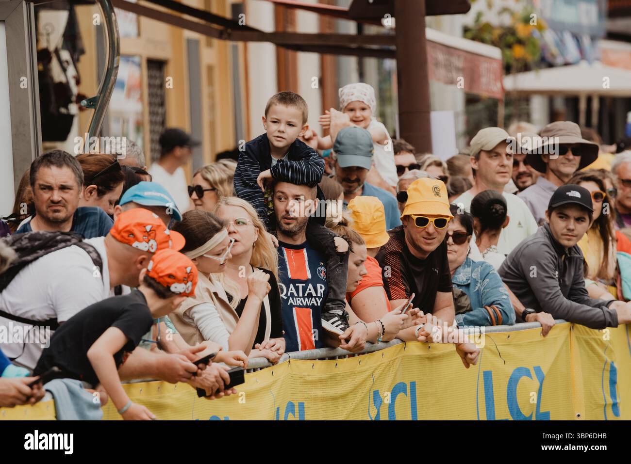 2025 Tour de France crédit image : PelotonPix / Dave Dodge Photography Banque D'Images