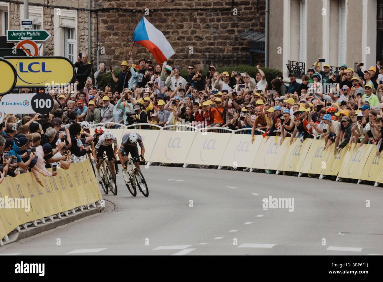 2025 Tour de France crédit image : PelotonPix / Dave Dodge Photography Banque D'Images
