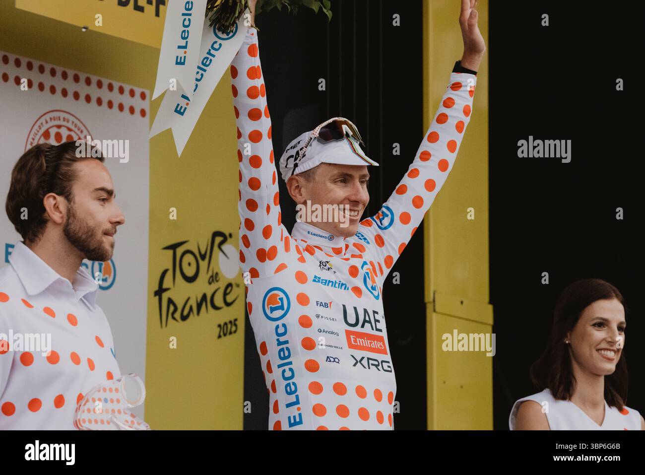 2025 Tour de France crédit image : PelotonPix / Dave Dodge Photography Banque D'Images