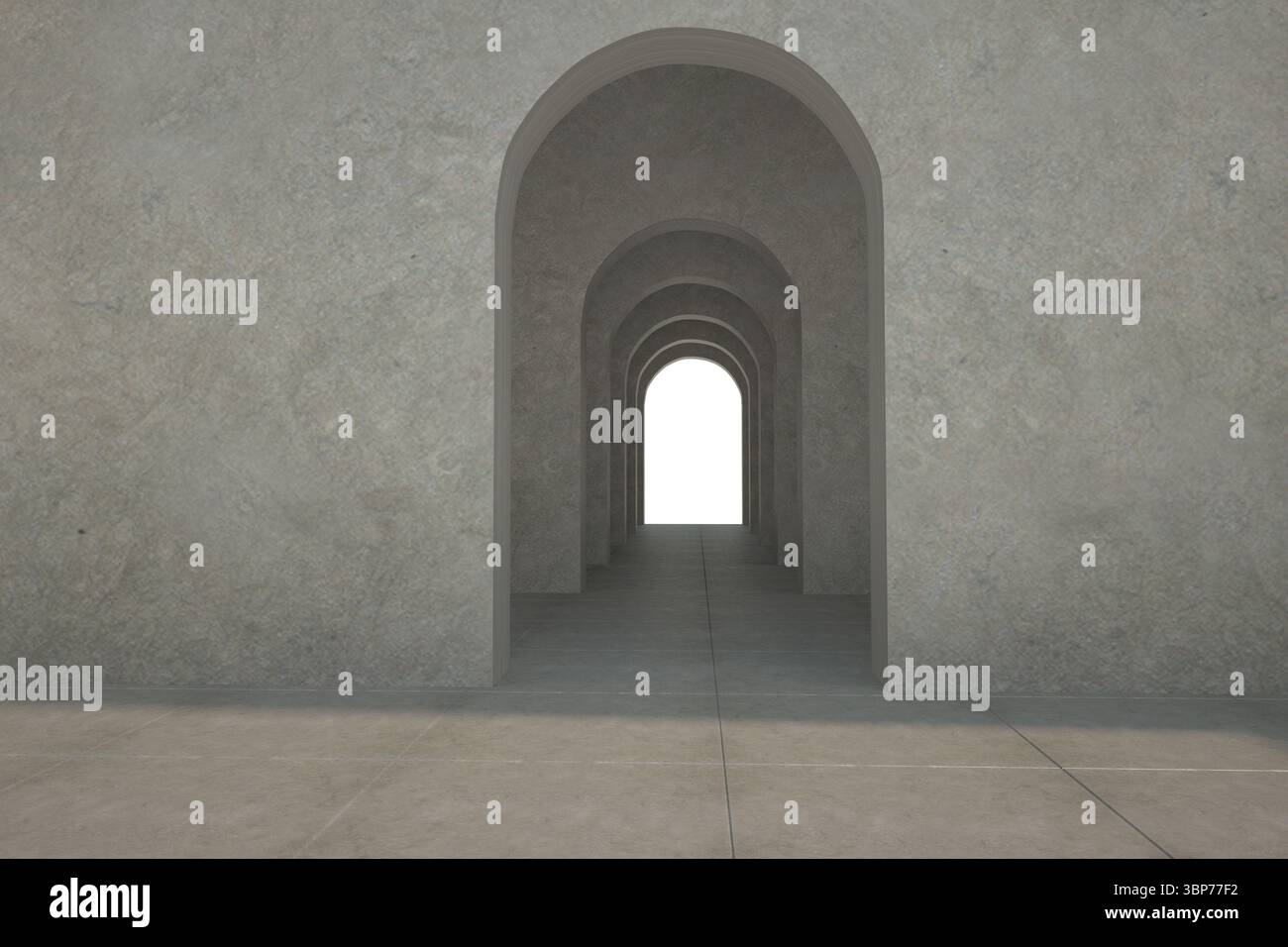 Généré numériquement avec portes Banque D'Images