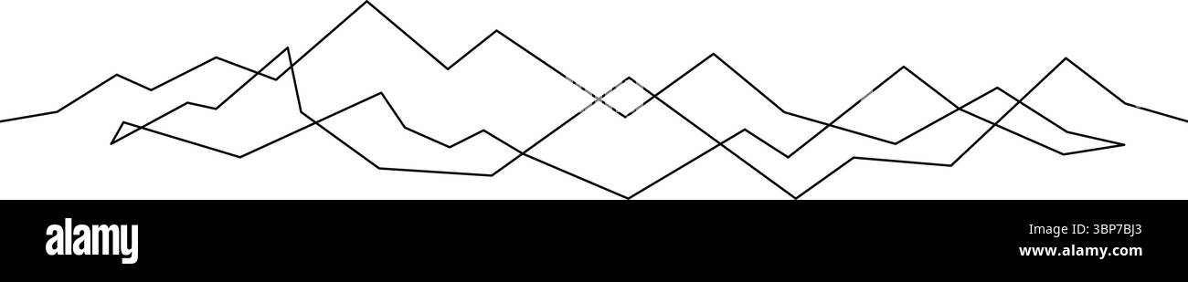 technologie wireframe connexion faible poly une ligne concept de technologie continue sans couture Illustration de Vecteur