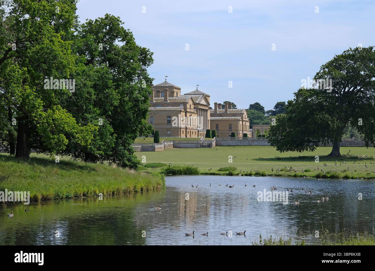 Holkham Hall, North Norfolk, Angleterre Banque D'Images