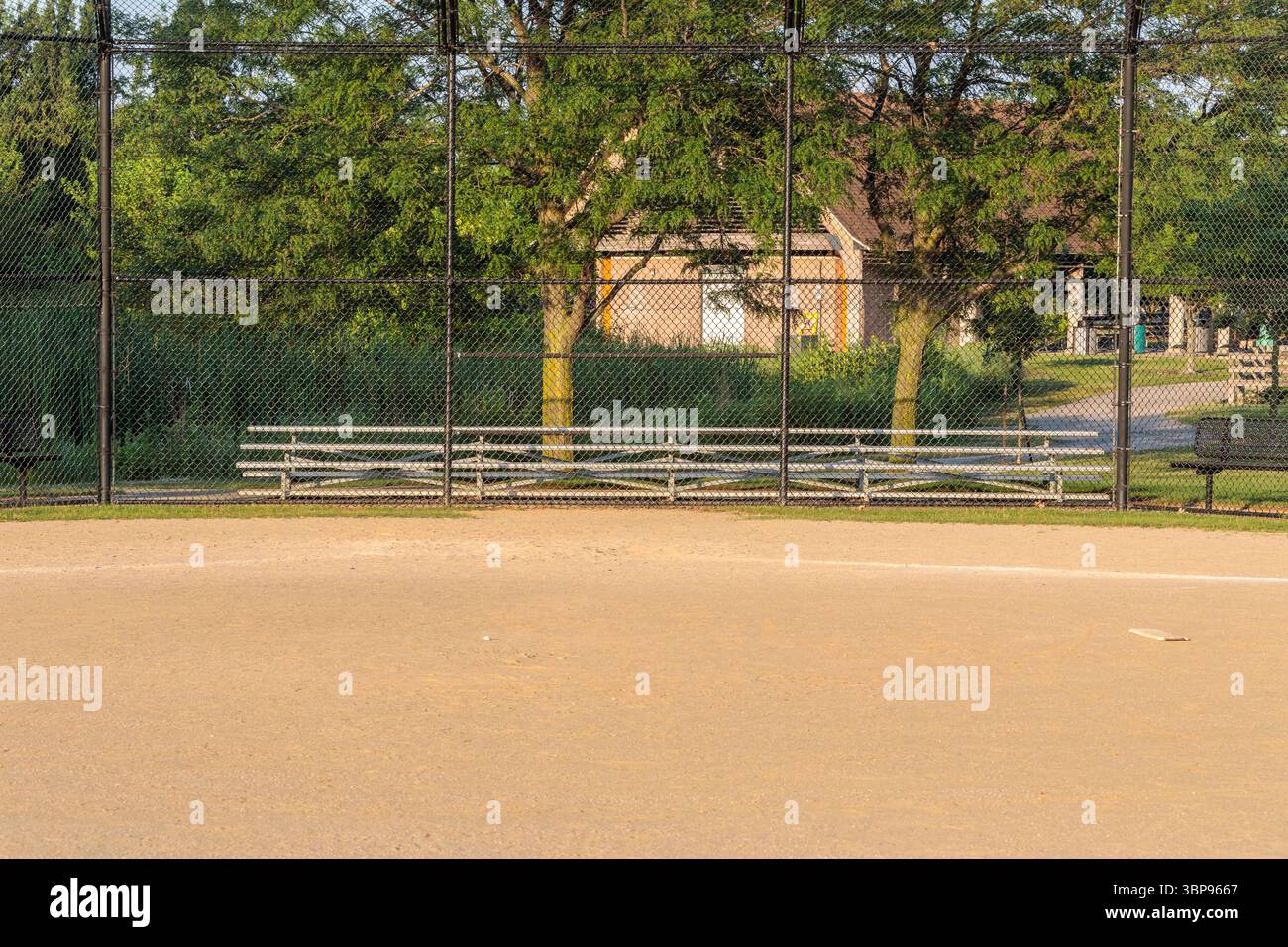 bleechers pour le public de regarder des matchs sur diamond one Banque D'Images
