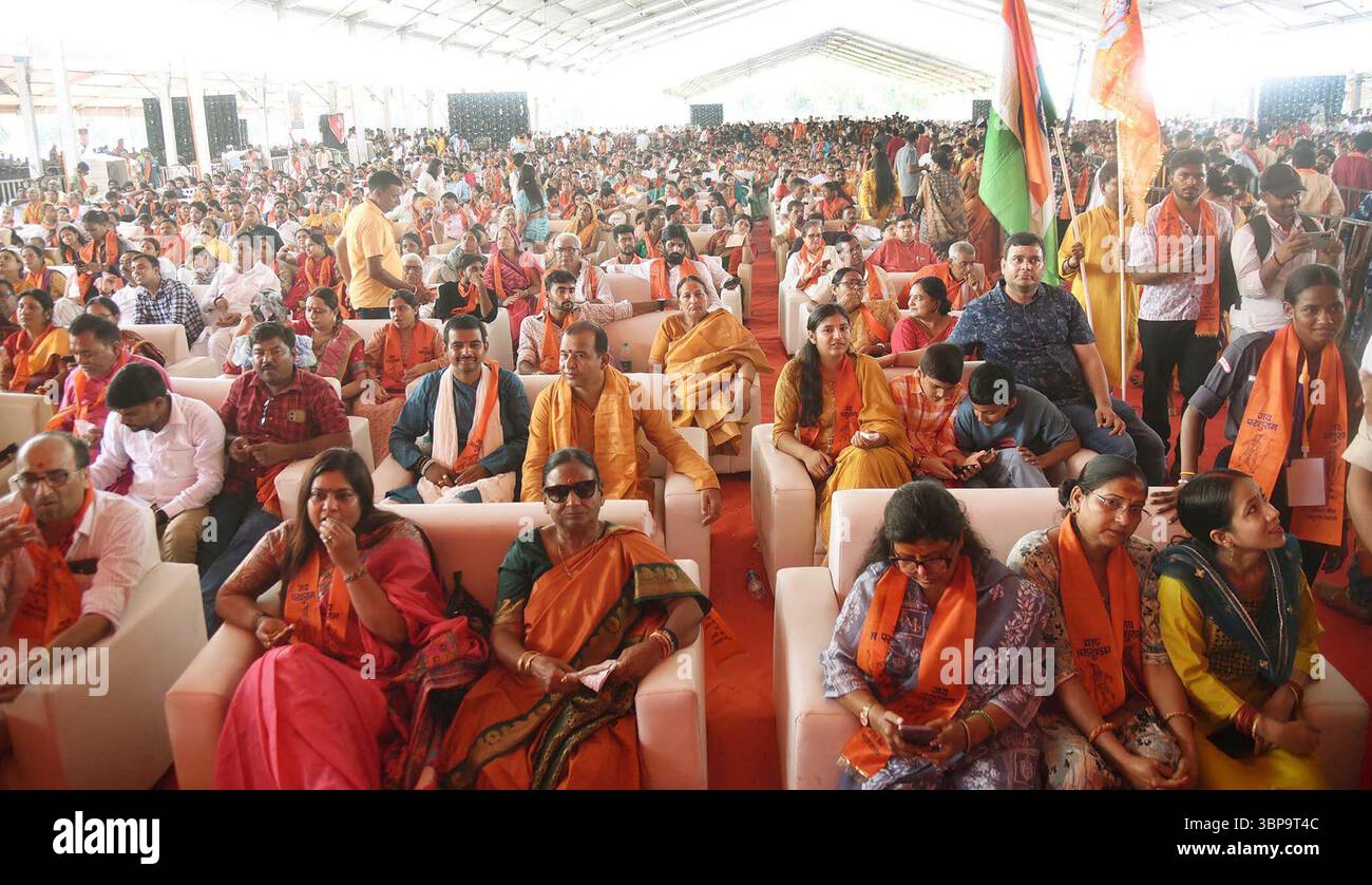 Patna, Inde. 06 juillet 2025. PATNA, INDE - 6 JUILLET : rassemblement autour de Gandhi Maidan pendant Sanatan Mahakumbh le 6 juillet 2025 à Patna, Inde. (Photo de Santosh Kumar/Hindustan Times/Sipa USA ) crédit : Sipa US/Alamy Live News Banque D'Images