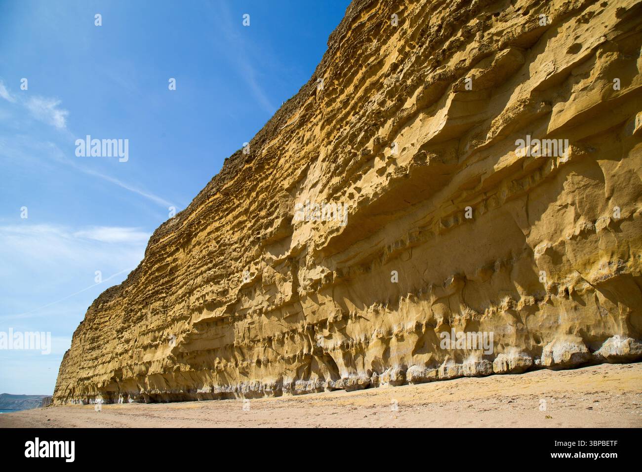 Parois rocheuses côtières jurassiques Banque D'Images