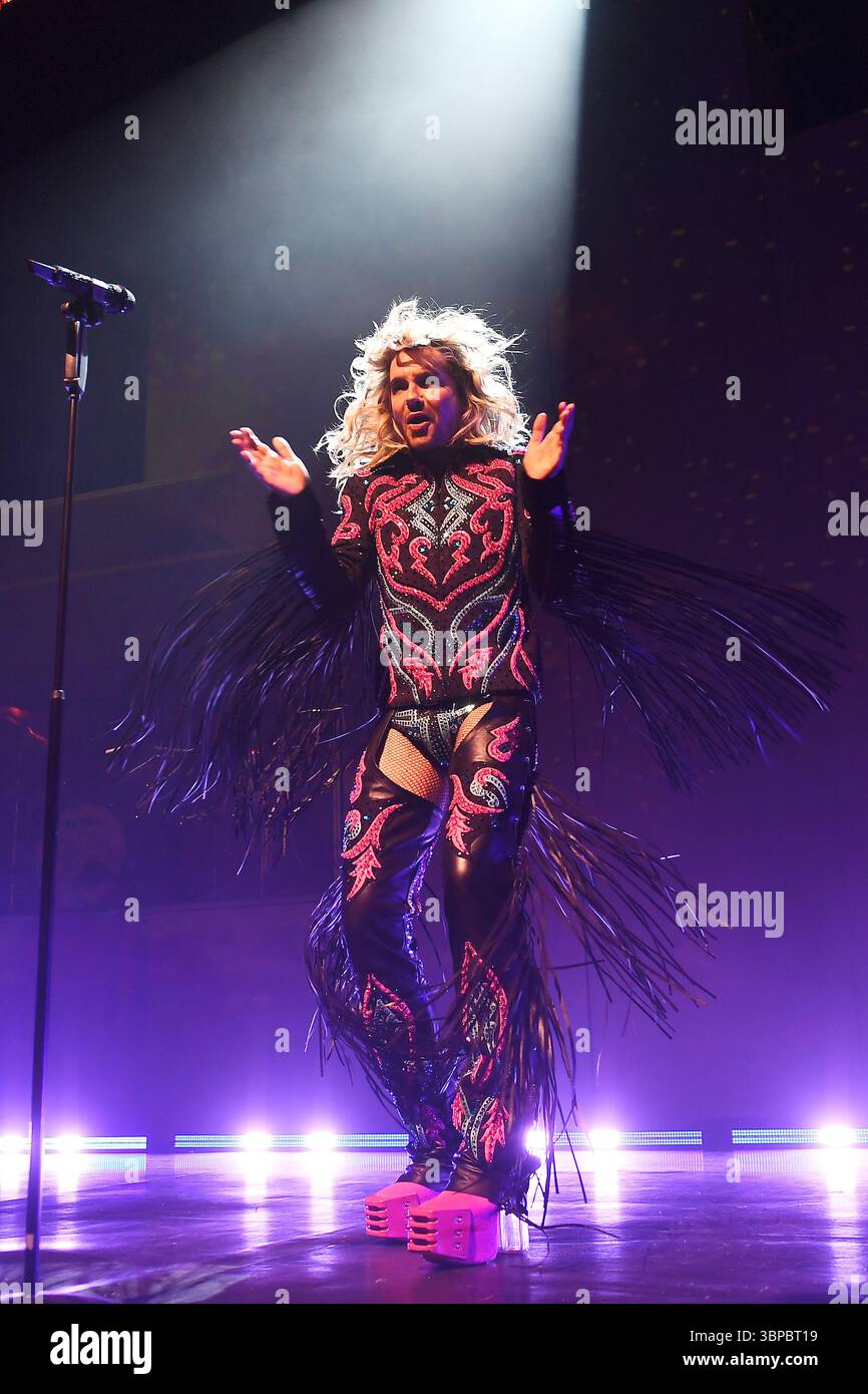 LONDRES, ANGLETERRE - AVRIL 30 : Bill Kaulitz de 'Tokio Hotel' se produisant à l'indigo, O2 Arena, Greenwich le 30 avril 2023 à Londres, Angleterre.Cap/Mar ©Mar/Capital Pictures Banque D'Images