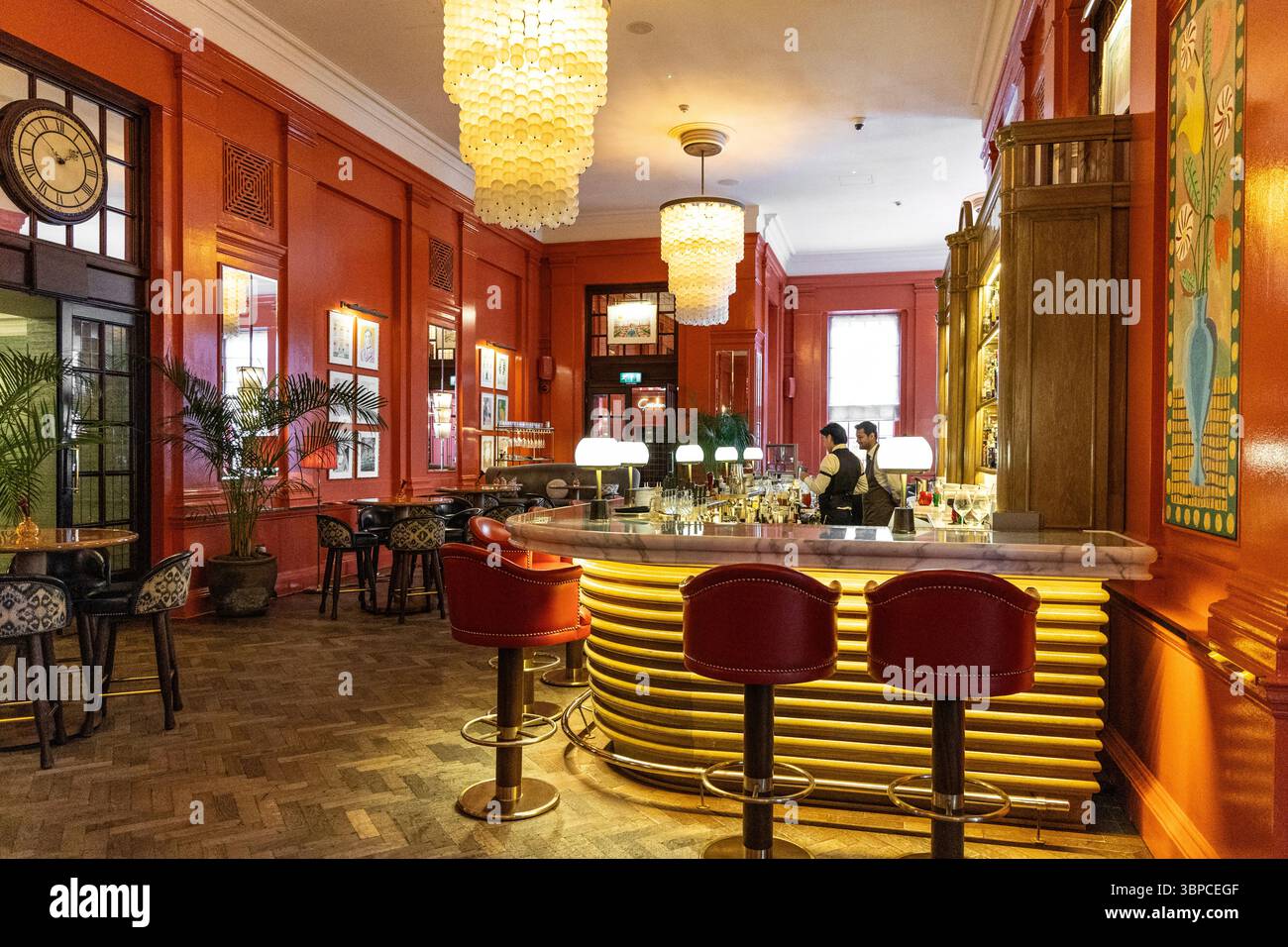 Bar Coral Room à l'hôtel Bloomsbury, Tottenham court Road, Londres, Angleterre Banque D'Images