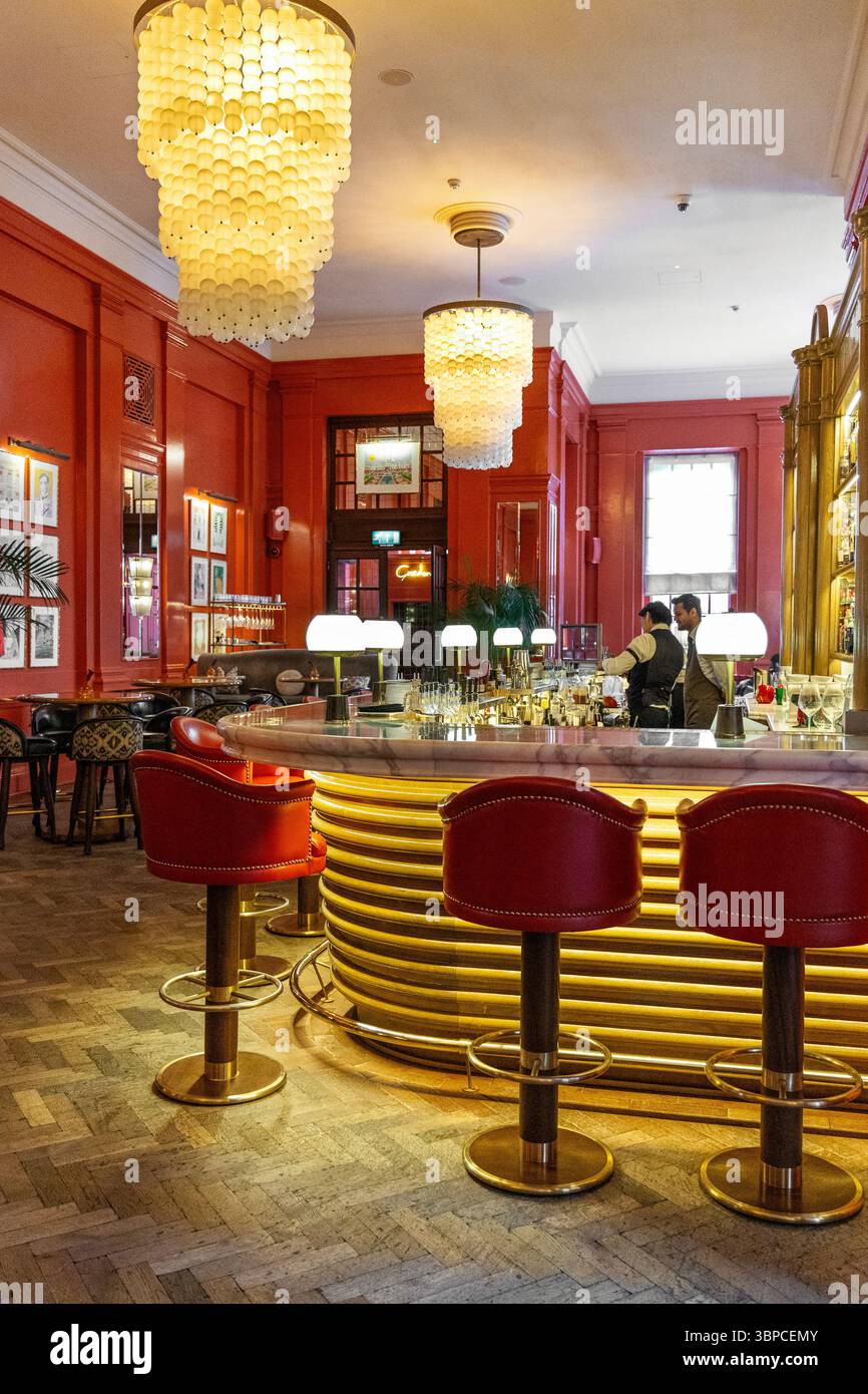 Bar Coral Room à l'hôtel Bloomsbury, Tottenham court Road, Londres, Angleterre Banque D'Images